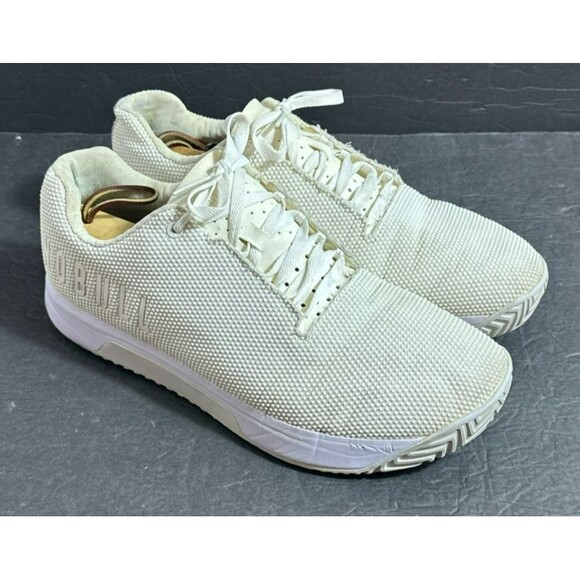 Nobull White Superabric CrossFit Athletic Training Shoes Men's Size 13 - Picture 3 of 9